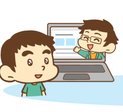 先生の話を聞く